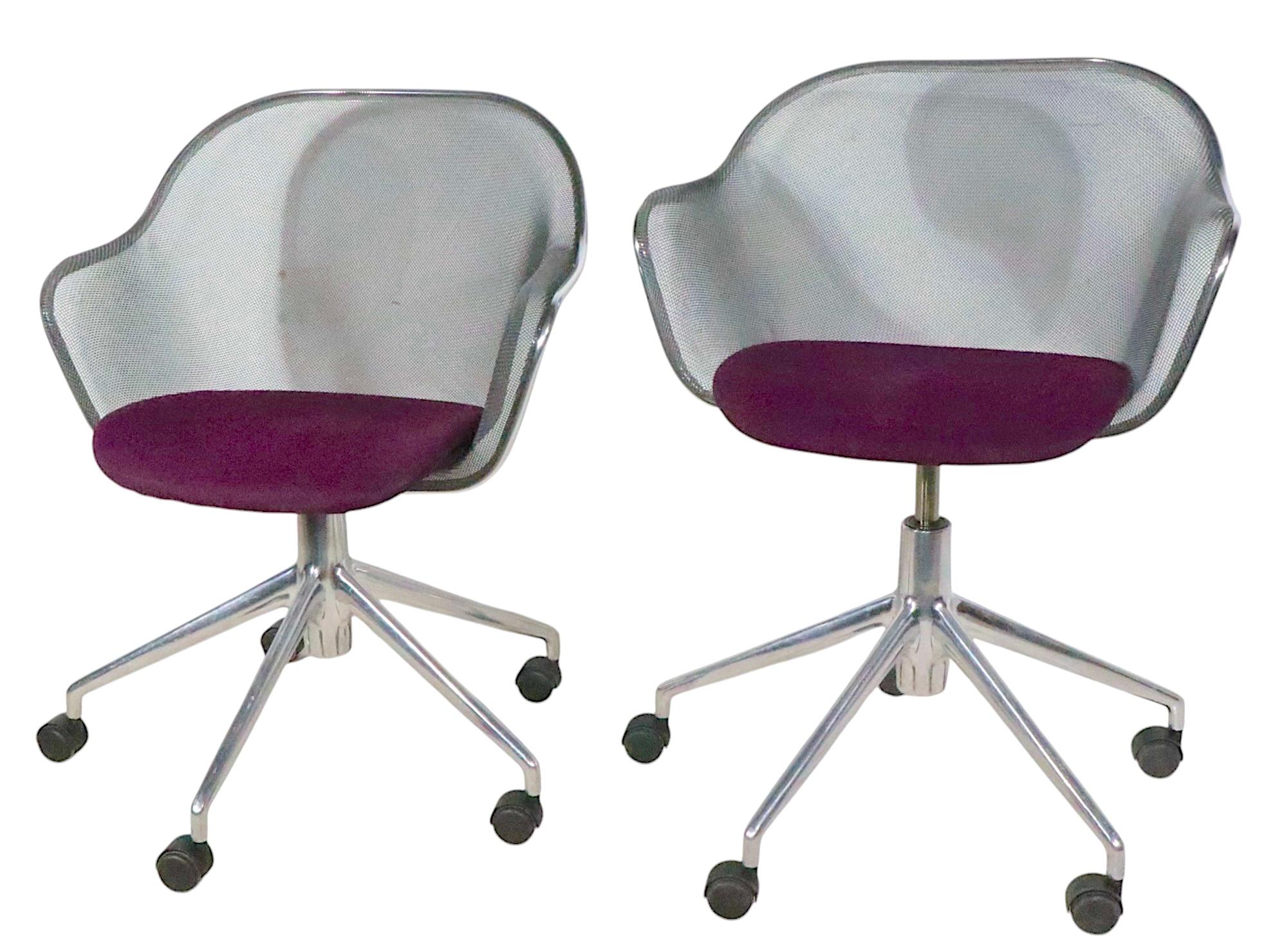 Conjunto de seis sillas giratorias Luta diseñadas por Antonio Citterio para B&B Italia c 2016 Italiano en venta