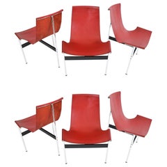Set of Six T-Chairs by Katavolos, Littell and Kelly