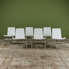 Ensemble de six chaises de salle à manger T de Katavolos, Littell & Kelley pour Laverne