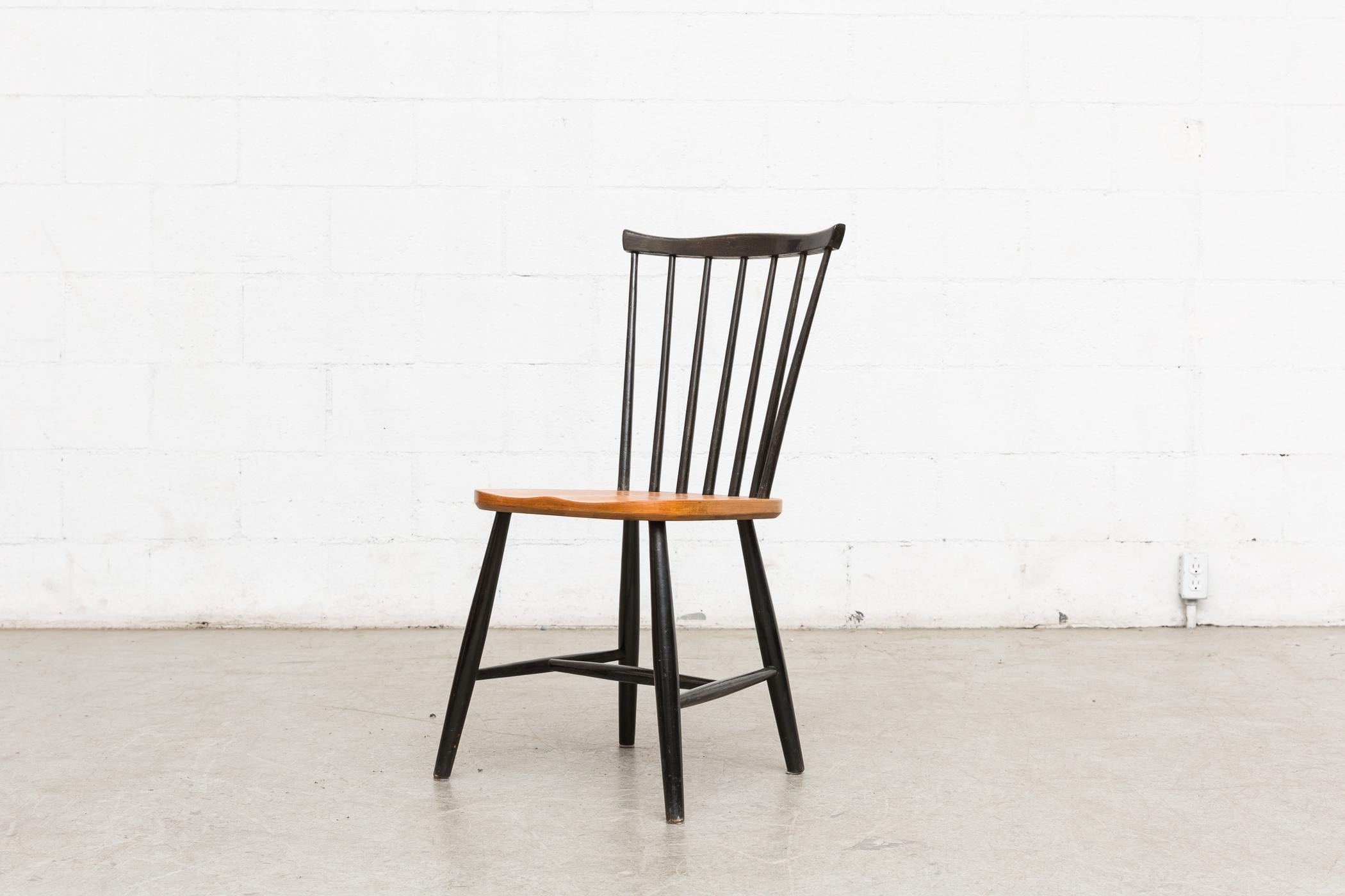 Dutch Set of Six Tapiovaara Style Side Chairs