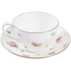 Set of Six Tea Cups and Saucers