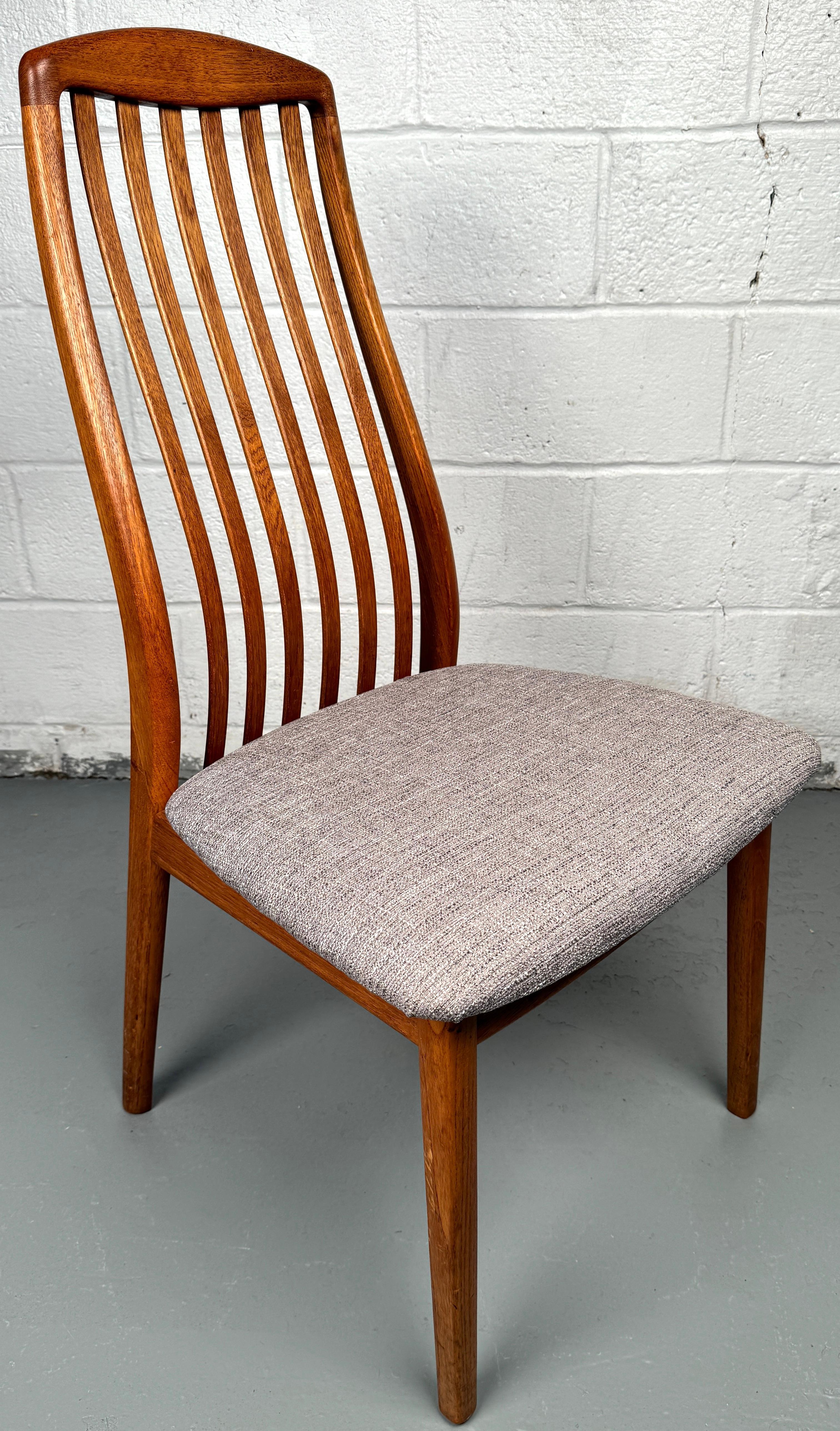 Set of Six Teak Danish Modern Dining Chairs by Preben Schou For Sale 8