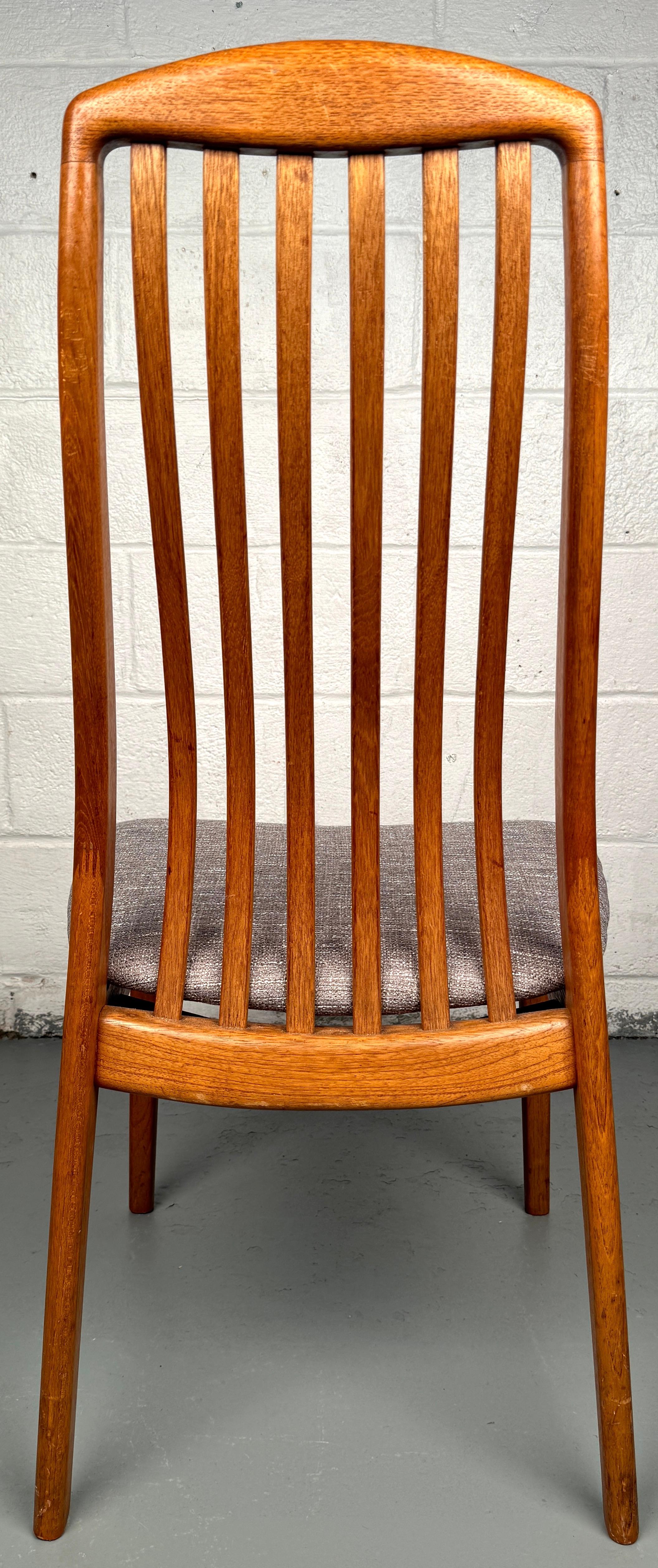 Set of Six Teak Danish Modern Dining Chairs by Preben Schou For Sale 13