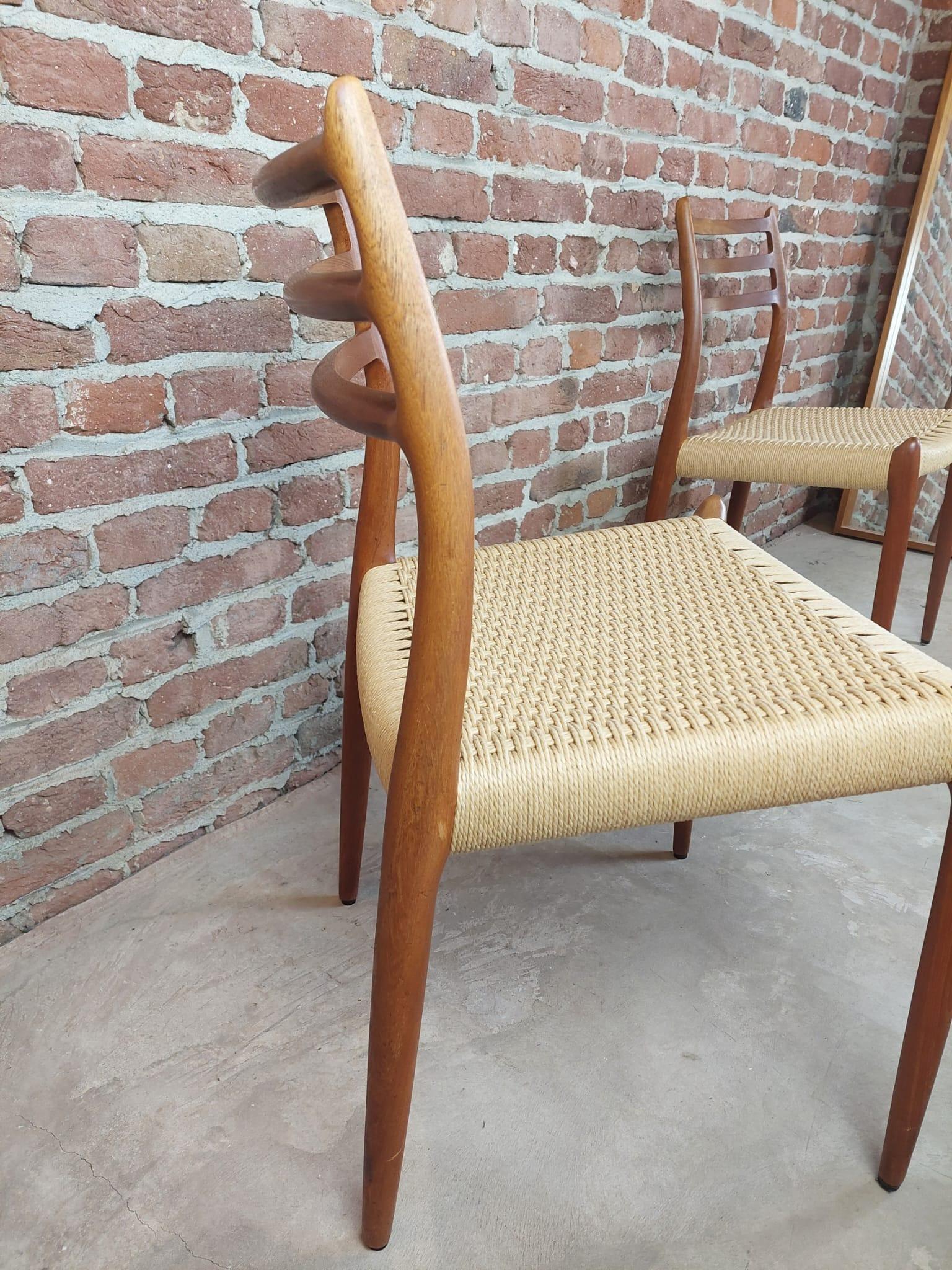 Set of Six Teak Chairs, Nils Otto Møller for J L Møllers Møbelfabrik, 1960

Additional information:
Country of Manufacture – Denmark
Design Period – 1960
Production Period – 1960
Style – Midcentury / Danish Design
Designer – Nils Otto