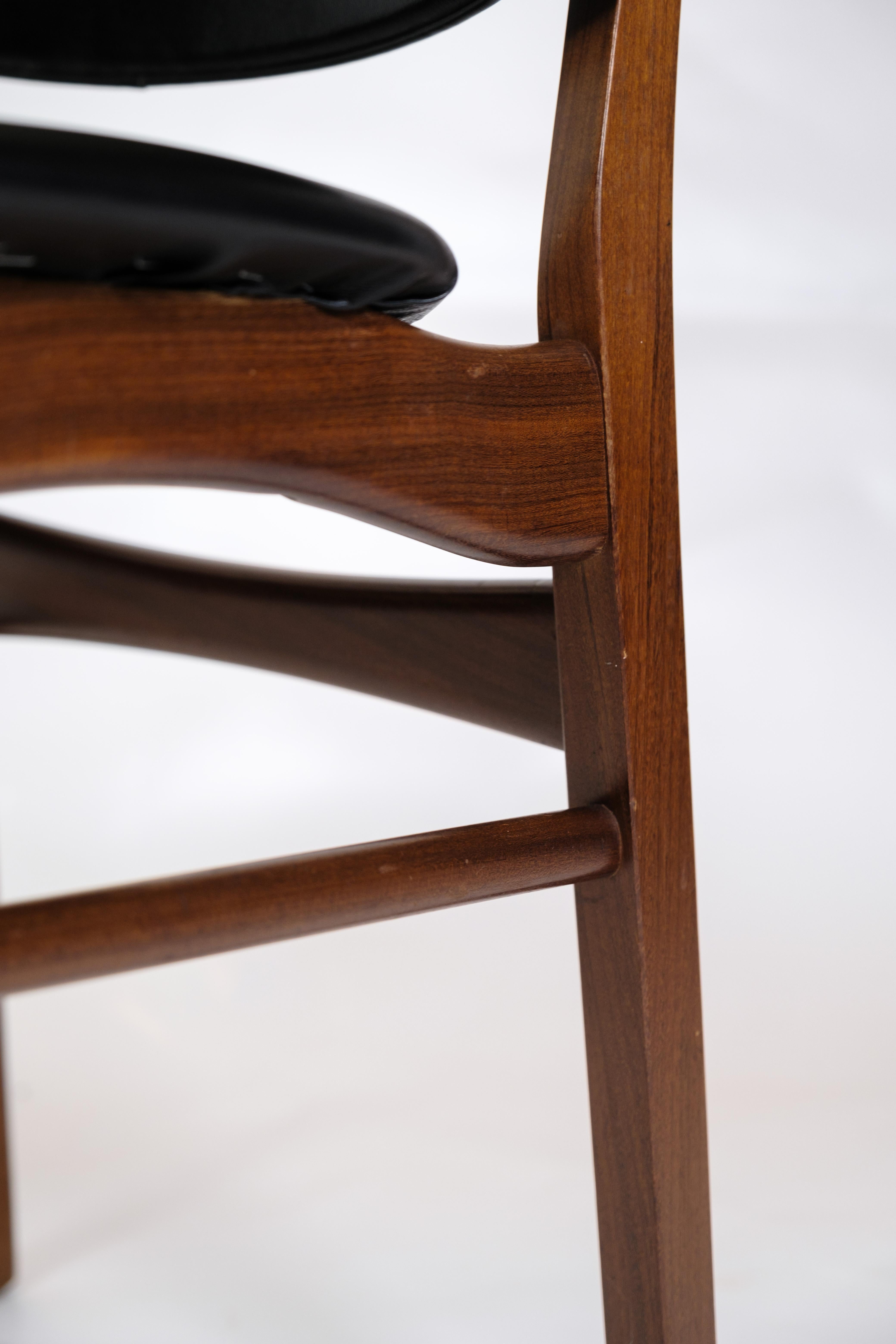  Set of six Teak Dining Chairs by Danish Master Craftsman from 1960s For Sale 1