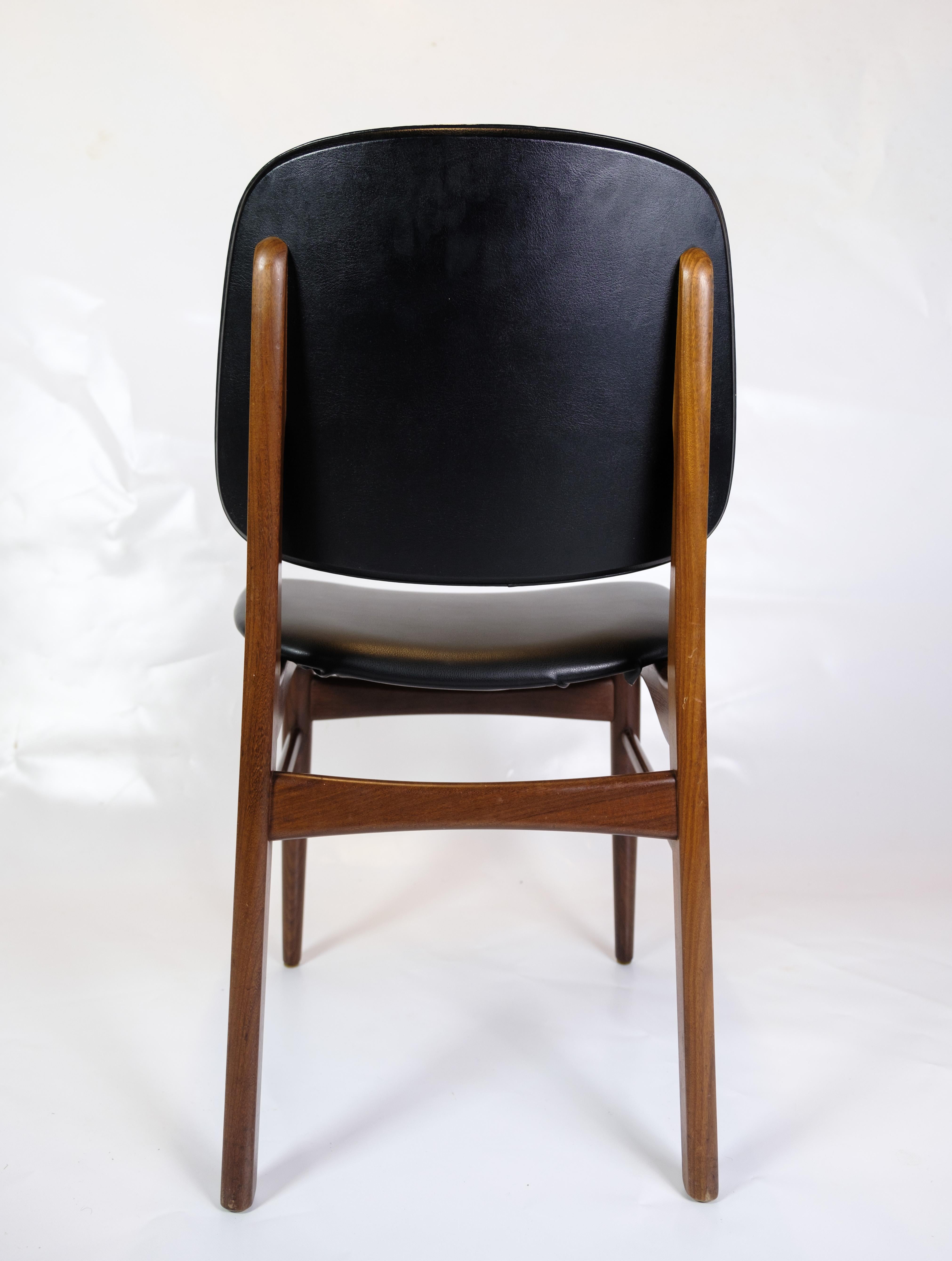  Set of six Teak Dining Chairs by Danish Master Craftsman from 1960s For Sale 3