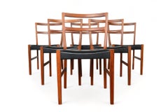 Set Of Six Teak Dining Chairs By Johannes Andersen