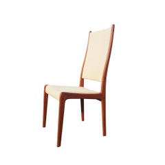Set of Six Teak Highback Dining Chairs by J. Andersen, 1960, Denmark