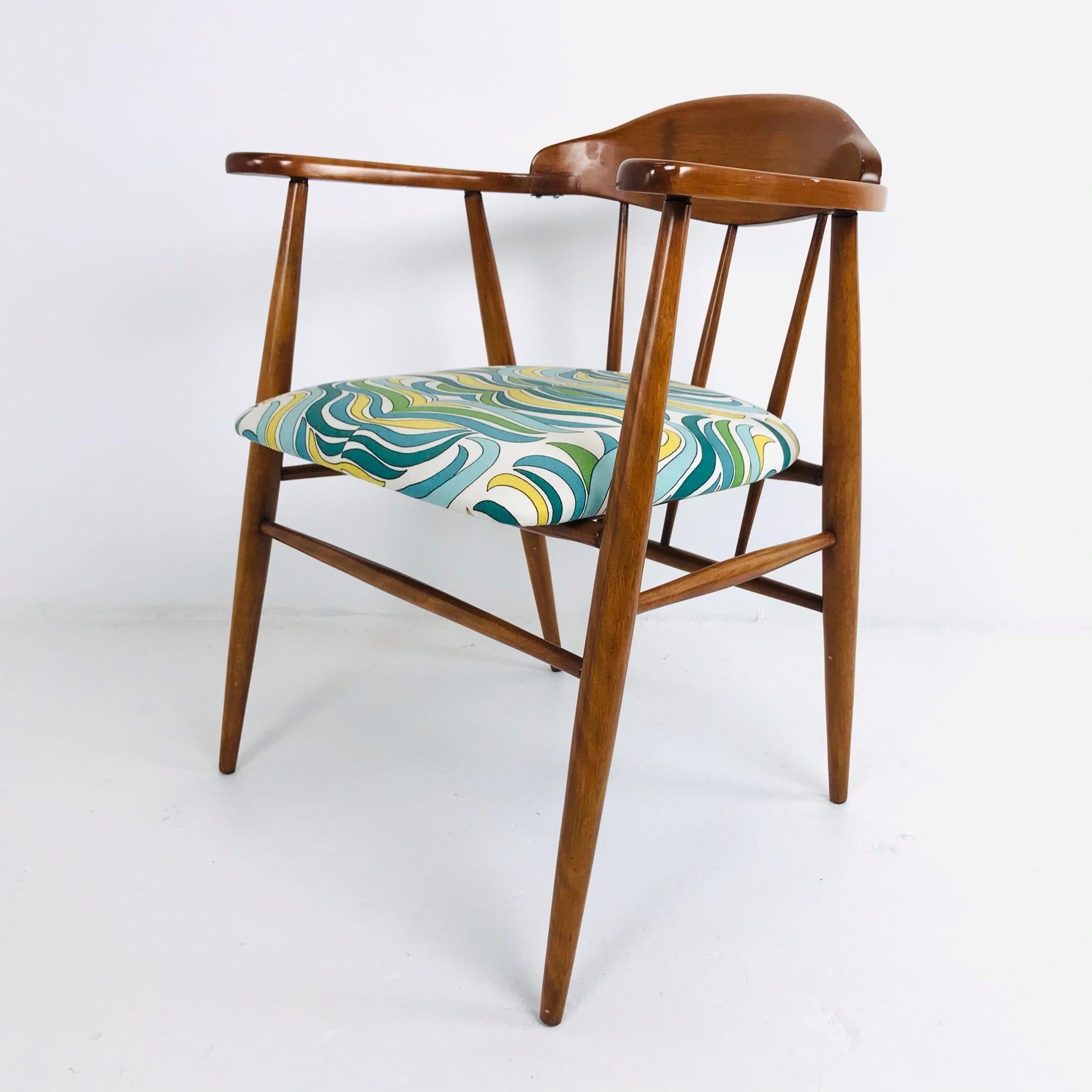 Set of Six Teak Midcentury Dining Chairs 3