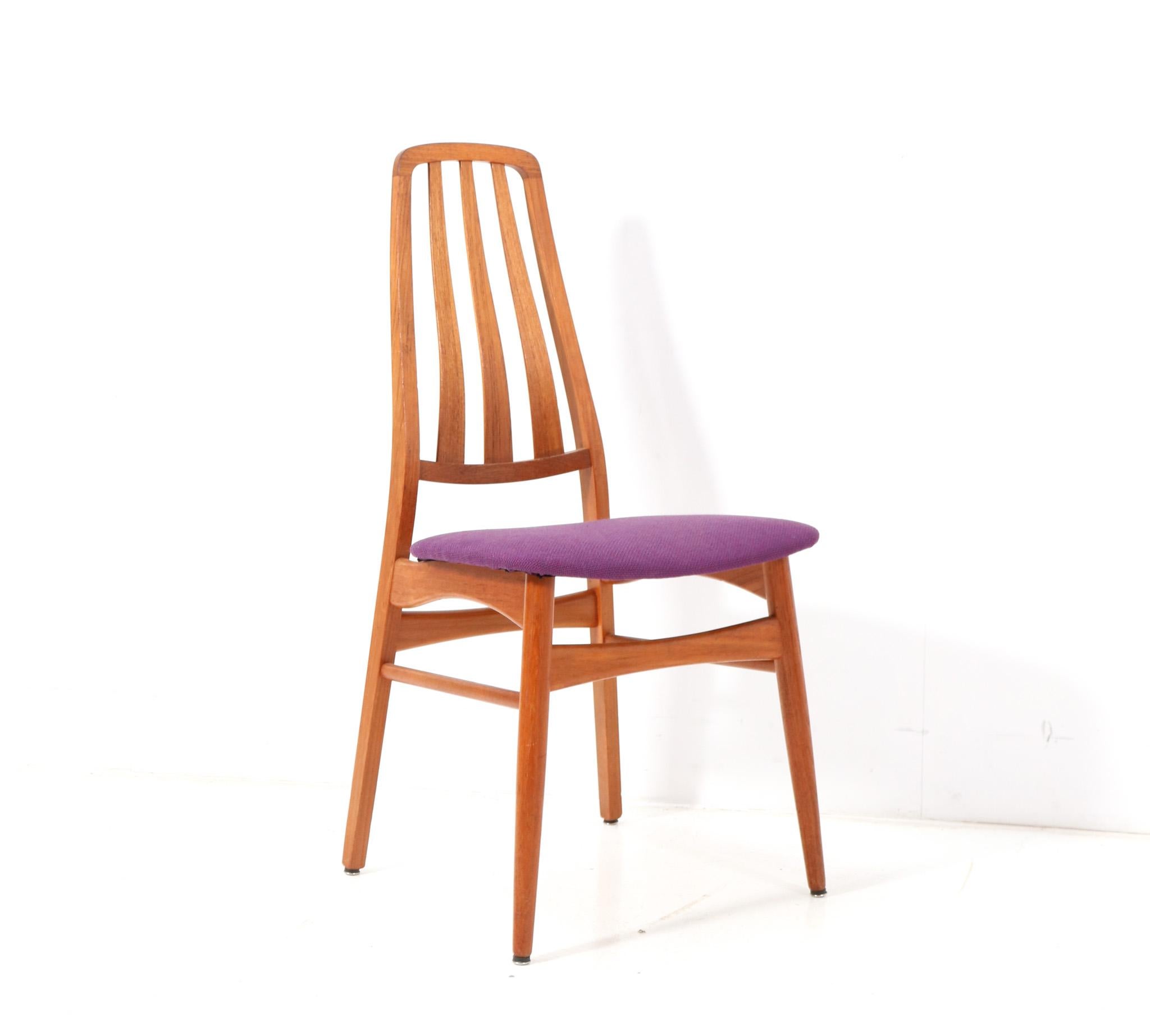 Set of Six Teak Mid-Century Modern Dining Room Chairs, 1960s For Sale 1