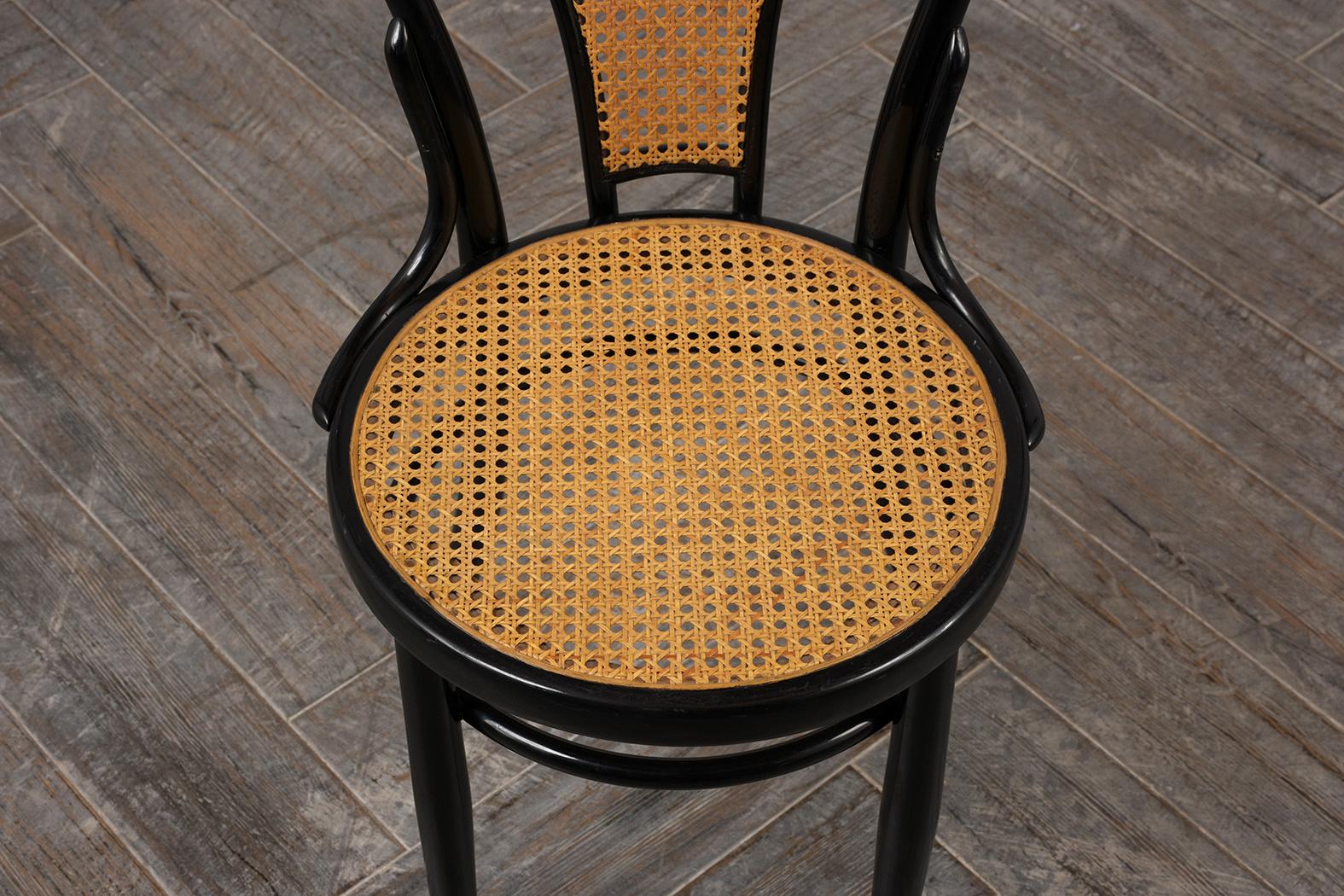 Set of Thonet Bentwood Dining Chairs 1
