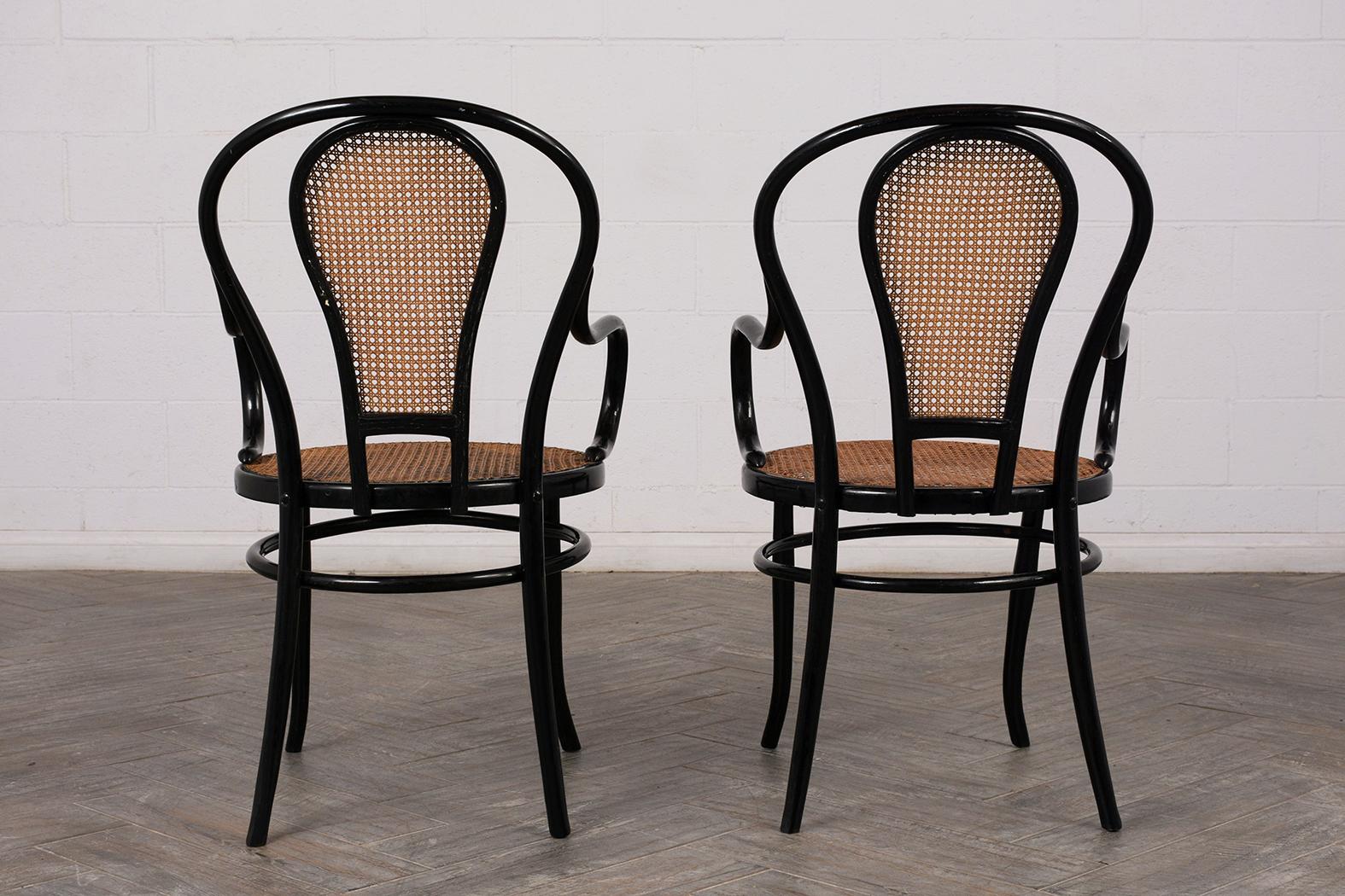 Austrian Set of Thonet Bentwood Dining Chairs