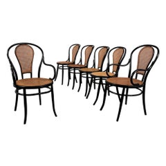 Set of Thonet Bentwood Dining Chairs