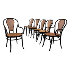 Ensemble de chaises à manger en bois de rose Thonet