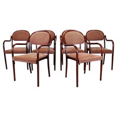 Satz von sechs Thonet Vienna Bugholzsesseln, Österreich, 1991