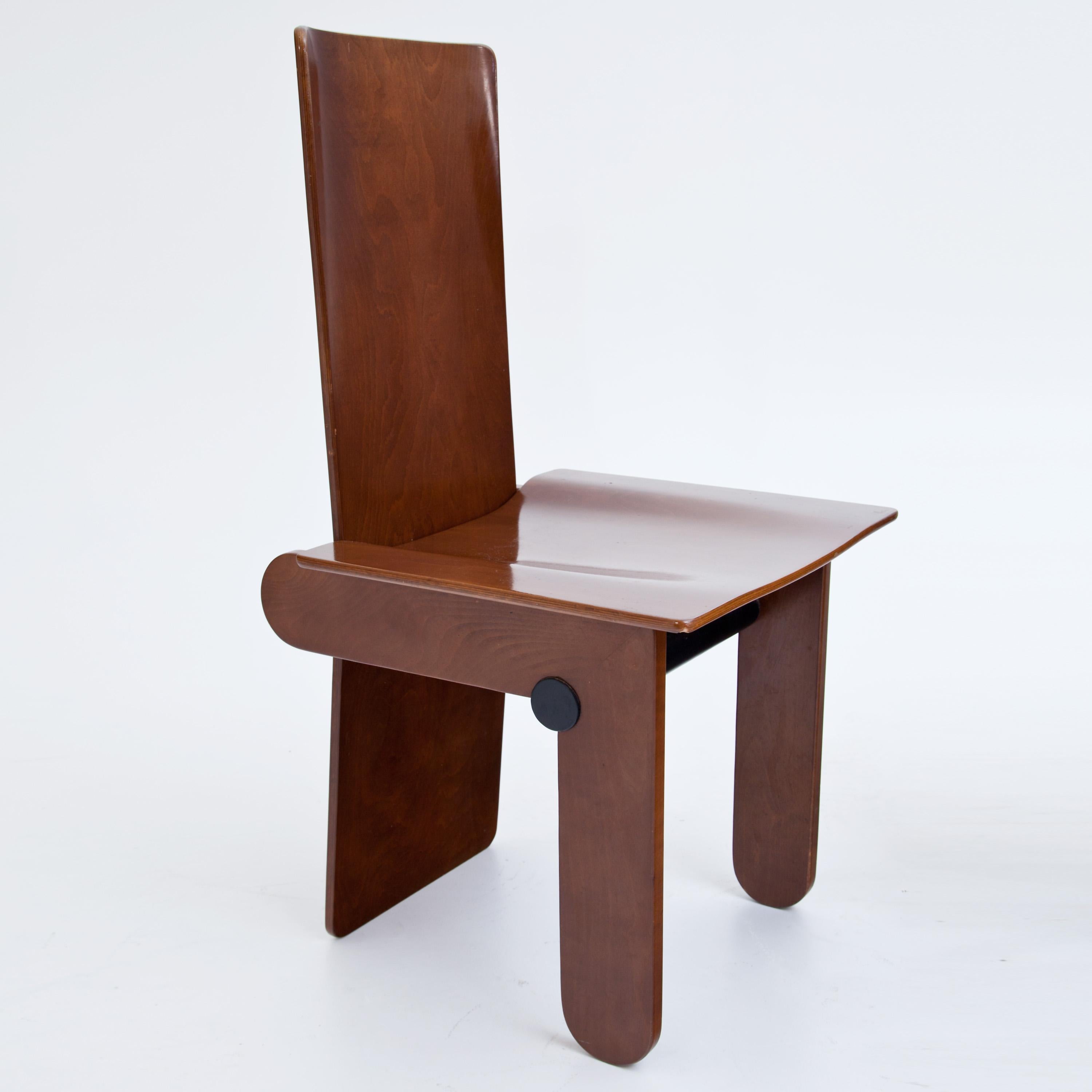 Set of Six Tobia Scarpa Chairs for Gavina, Italy, 1970s 1