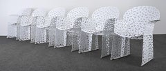 Set of Six Topiary Collection Dining Chairs by Richard Schultz for Knoll, 1997