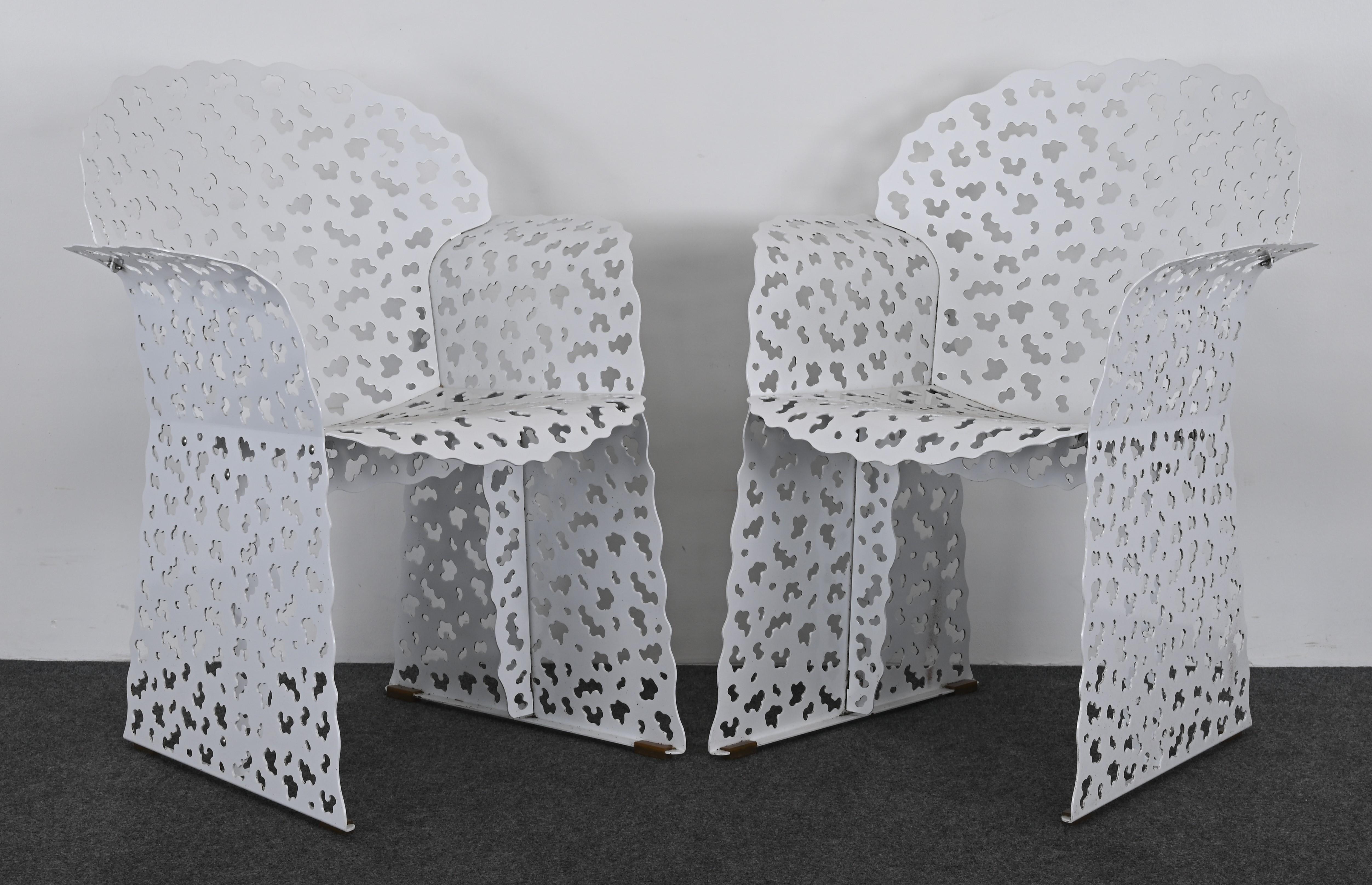 Set of Six Topiary Collection Dining Chairs by Richard Schultz for Knoll, 1997 For Sale 1