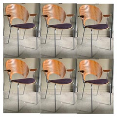 Set of SIX Trinidad Armchairs by Nanna Ditzel for Fredericia Furniture-Denmark