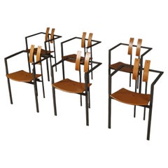 Sechser-Set „Trix“-Stühle von Karl-Friedrich Förster für KFF, Deutschland, 1980er Jahre