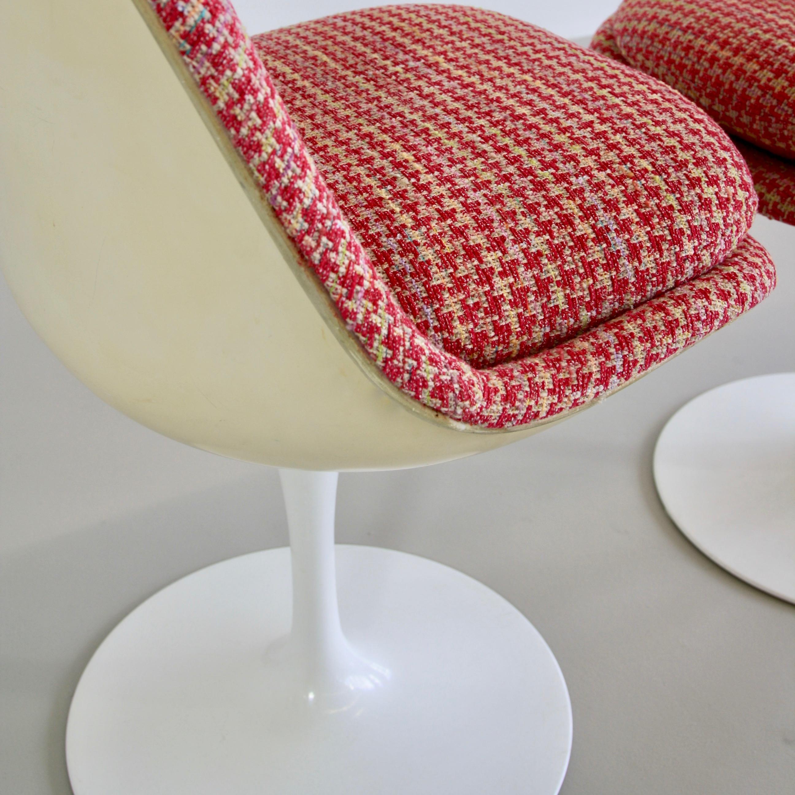 American Set of Six Tulip Chairs by Eero Saarinen, Knoll International