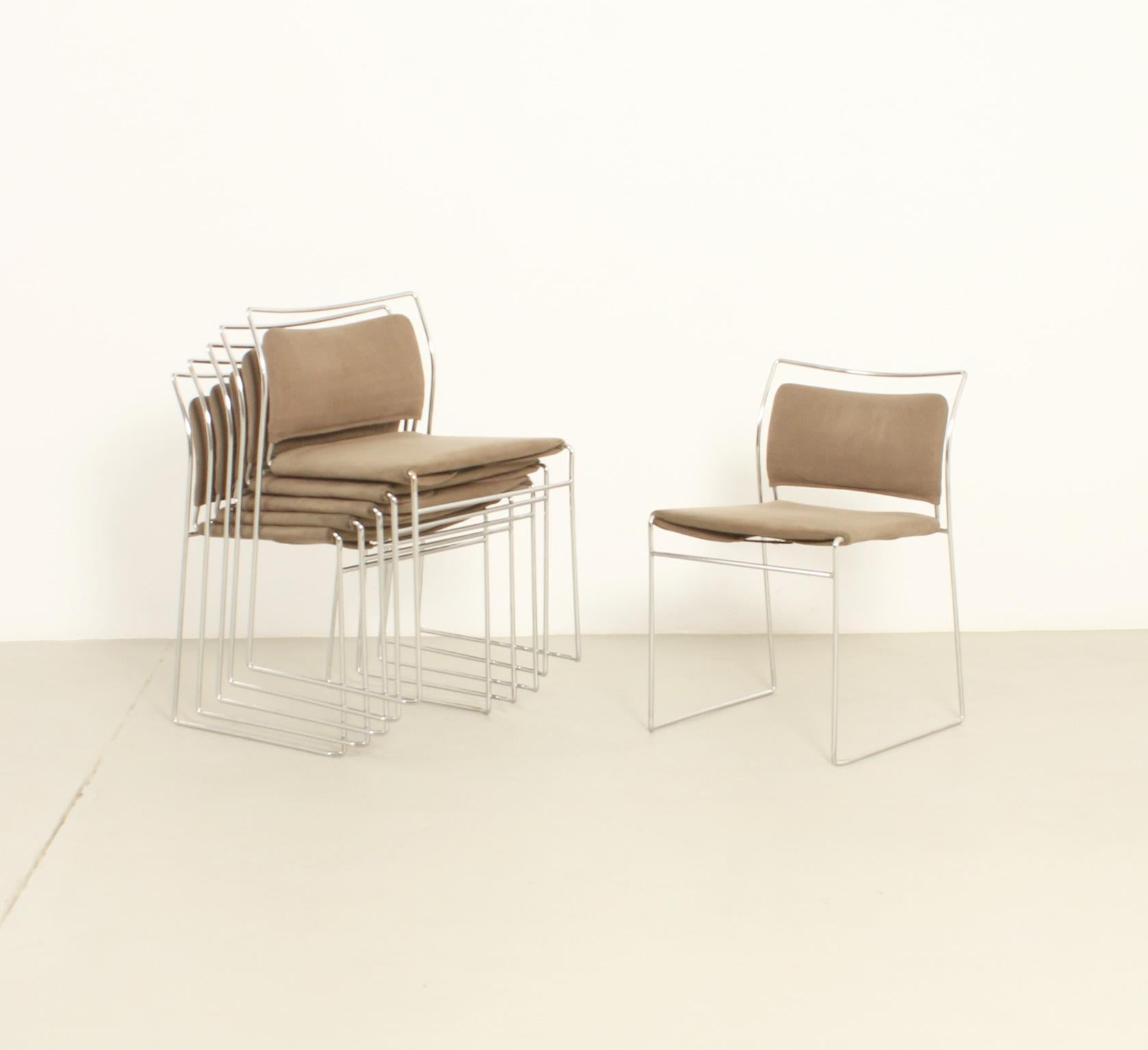 Set of Six Tulu Chairs by Kazuhide Takahama for Simon International, 1967 7