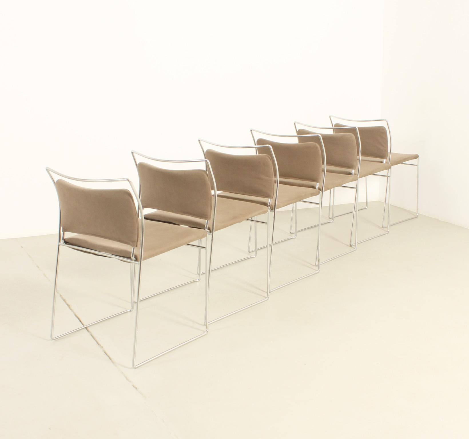 Set of Six Tulu Chairs by Kazuhide Takahama for Simon International, 1967 8