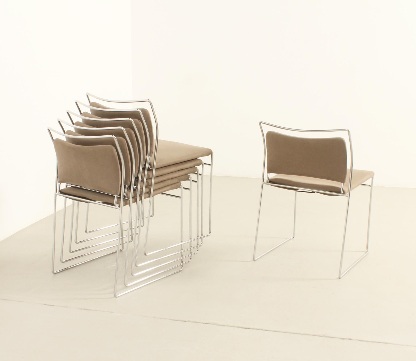 Set of Six Tulu Chairs by Kazuhide Takahama for Simon International, 1967 For Sale 9