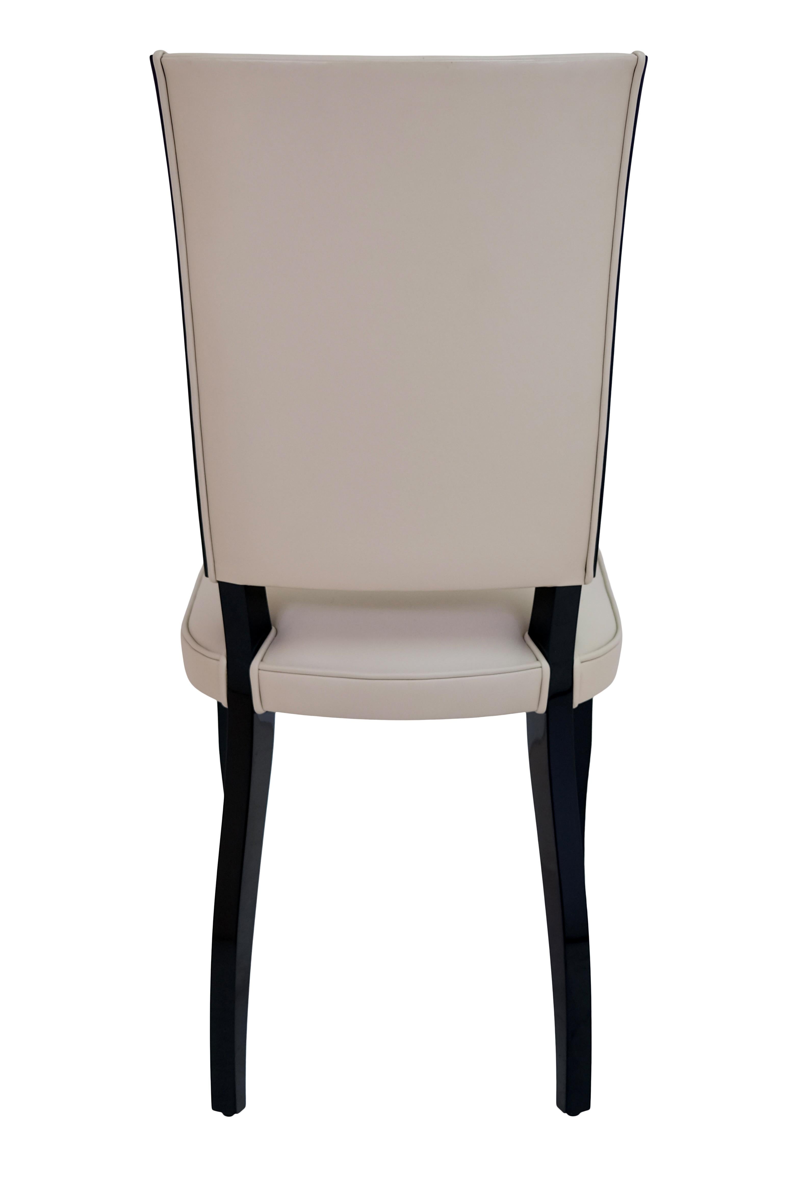 art deco dining chairs