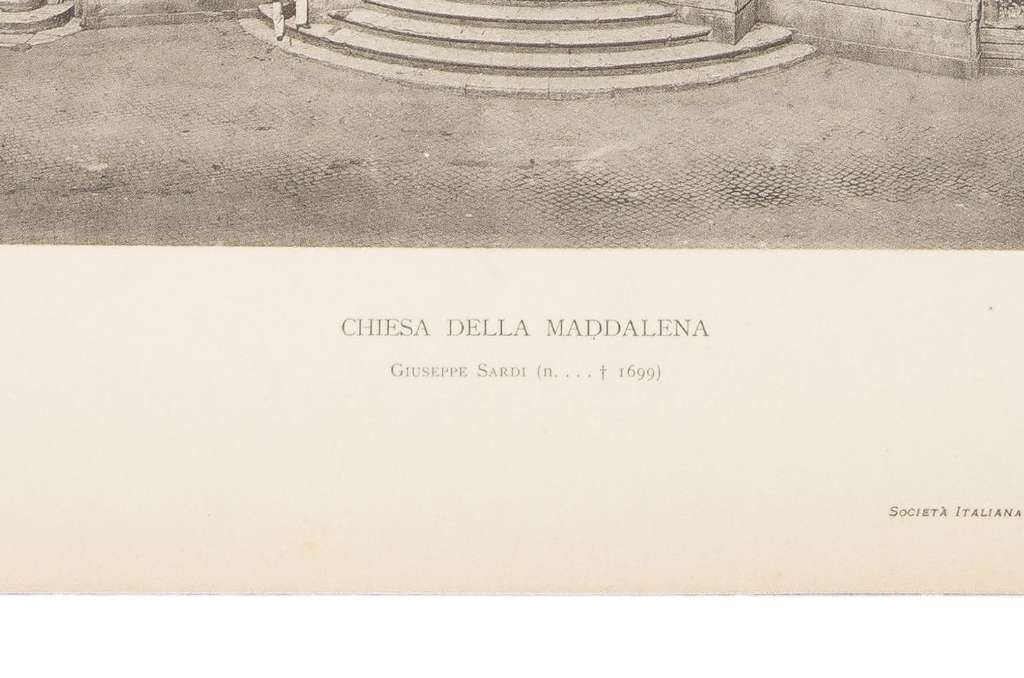 Set of Six Unframed Architectural Prints, Italy, Early 1900s 10