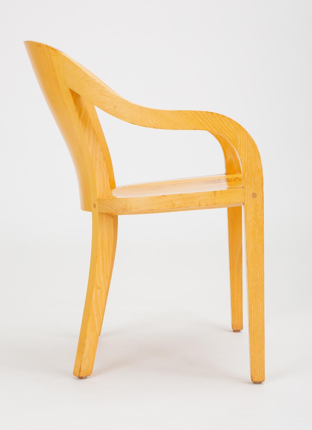 Set of Six University Chairs by Ward Bennett for Brickel Associates 2