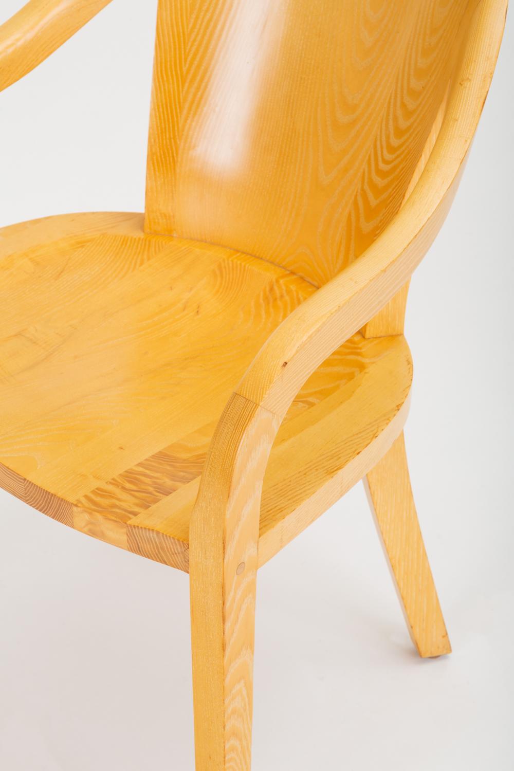 Set of Six University Chairs by Ward Bennett for Brickel Associates 4