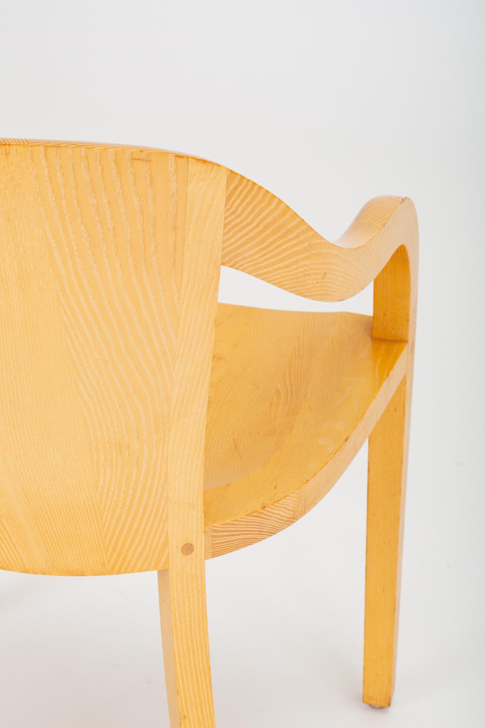 Set of Six University Chairs by Ward Bennett for Brickel Associates 6