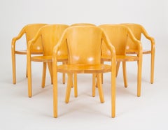 Set of Six University Chairs by Ward Bennett for Brickel Associates