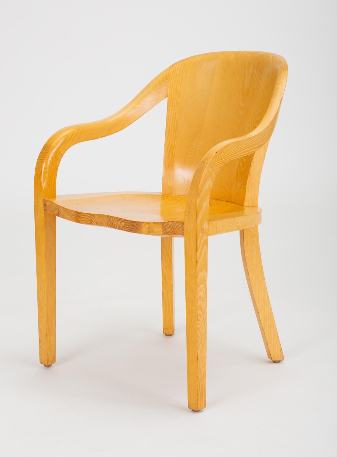 American Set of Six University Chairs by Ward Bennett for Brickel Associates
