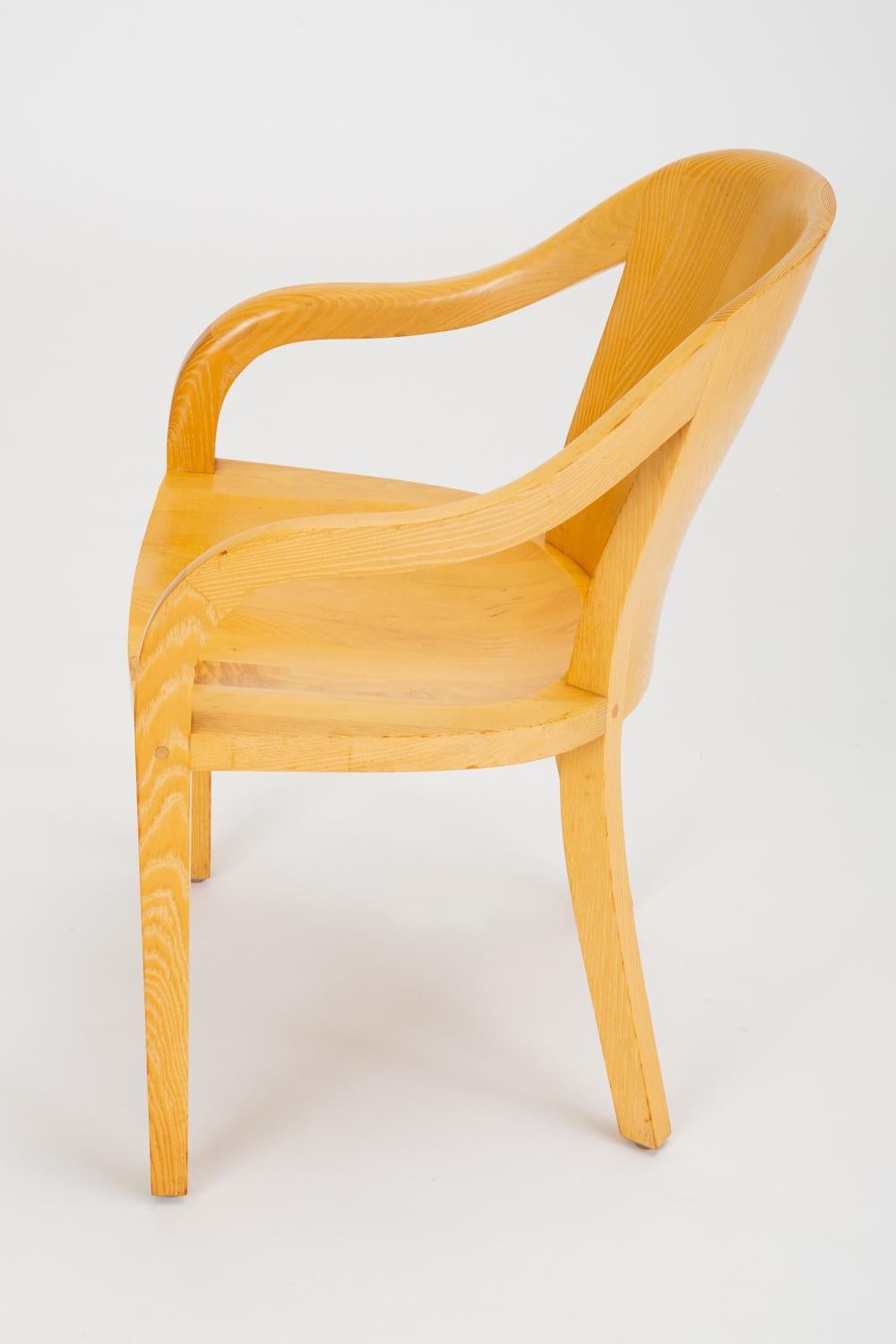 Set of Six University Chairs by Ward Bennett for Brickel Associates In Excellent Condition In Los Angeles, CA