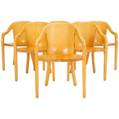 Vintage Set of Six University Chairs by Ward Bennett for Brickel Associates