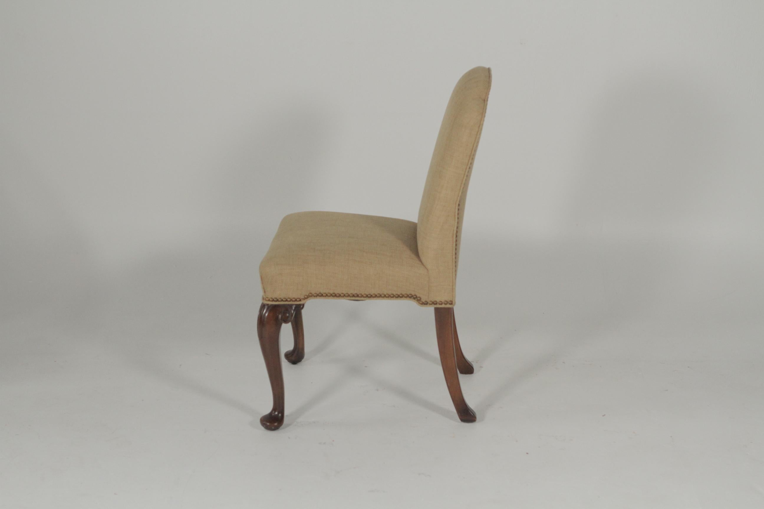 20th Century Set of Six Upholstered Dining Chairs