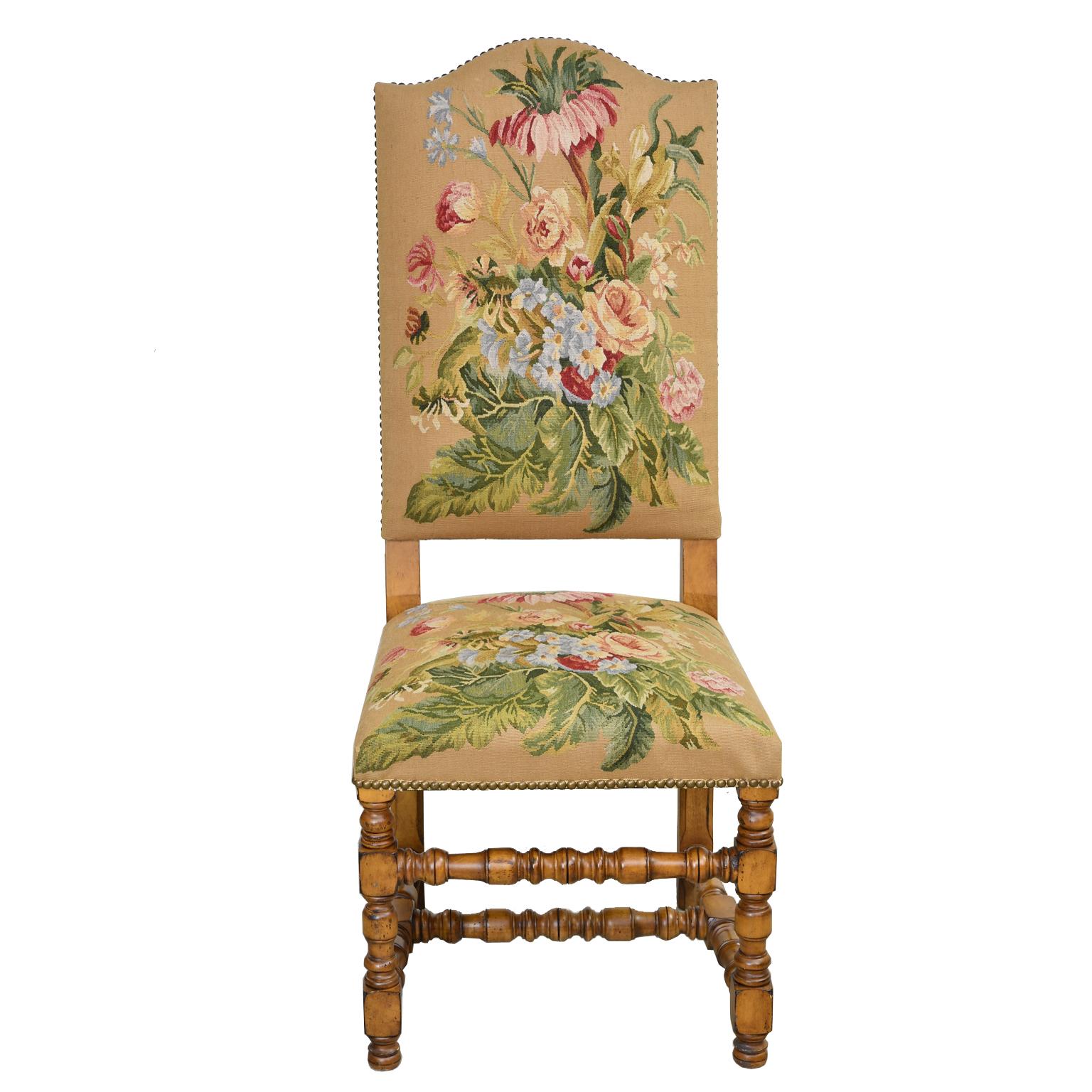 floral upholstered dining chairs