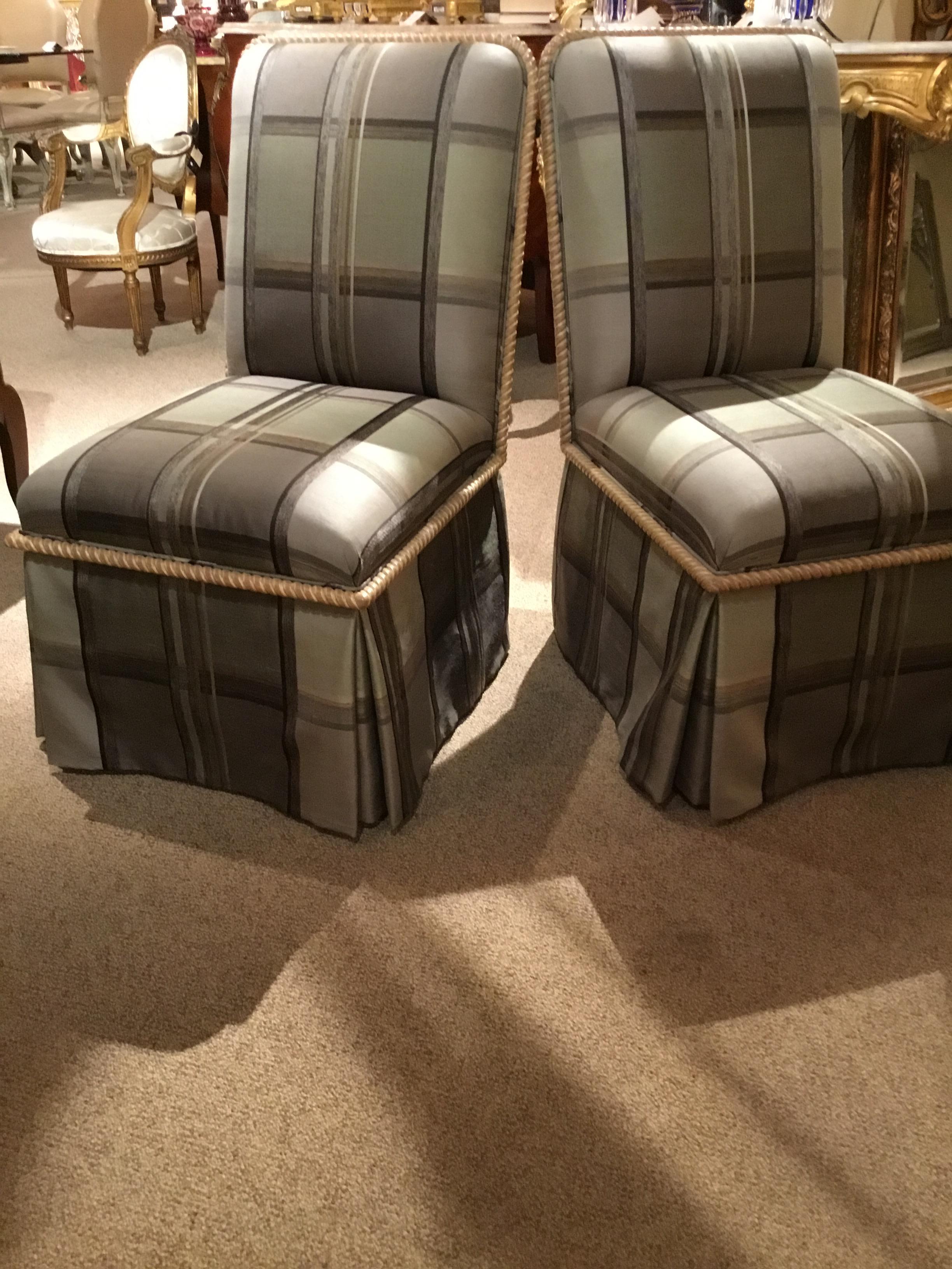 tartan dining chairs set of 4