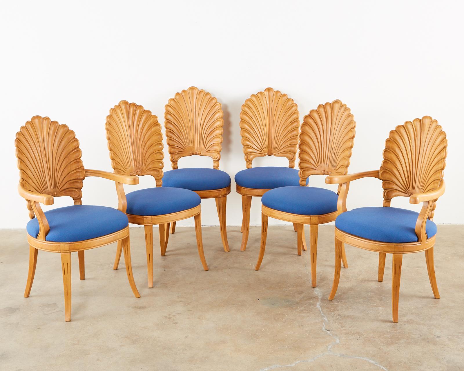 shell back dining chair