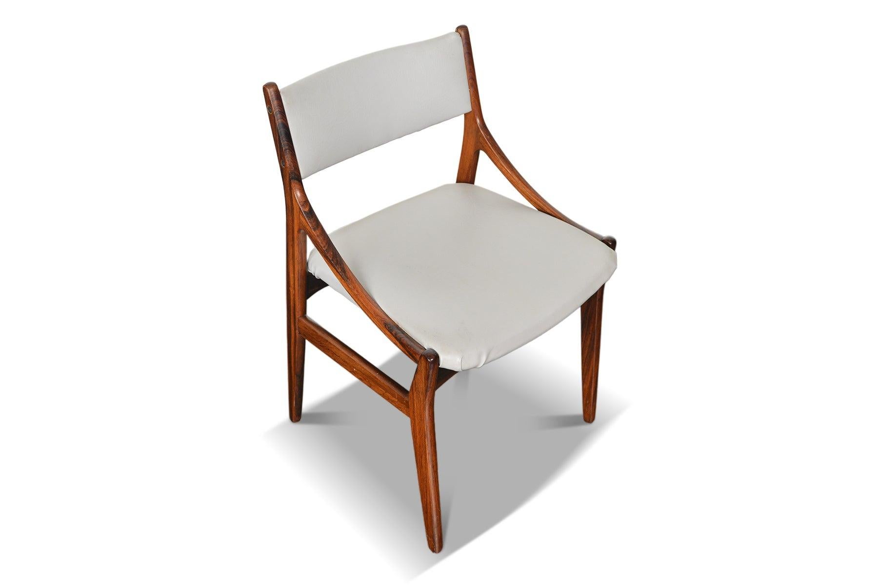 Set of Six Vestervig Eriksen Dining Chairs In Rosewood In Good Condition In Berkeley, CA