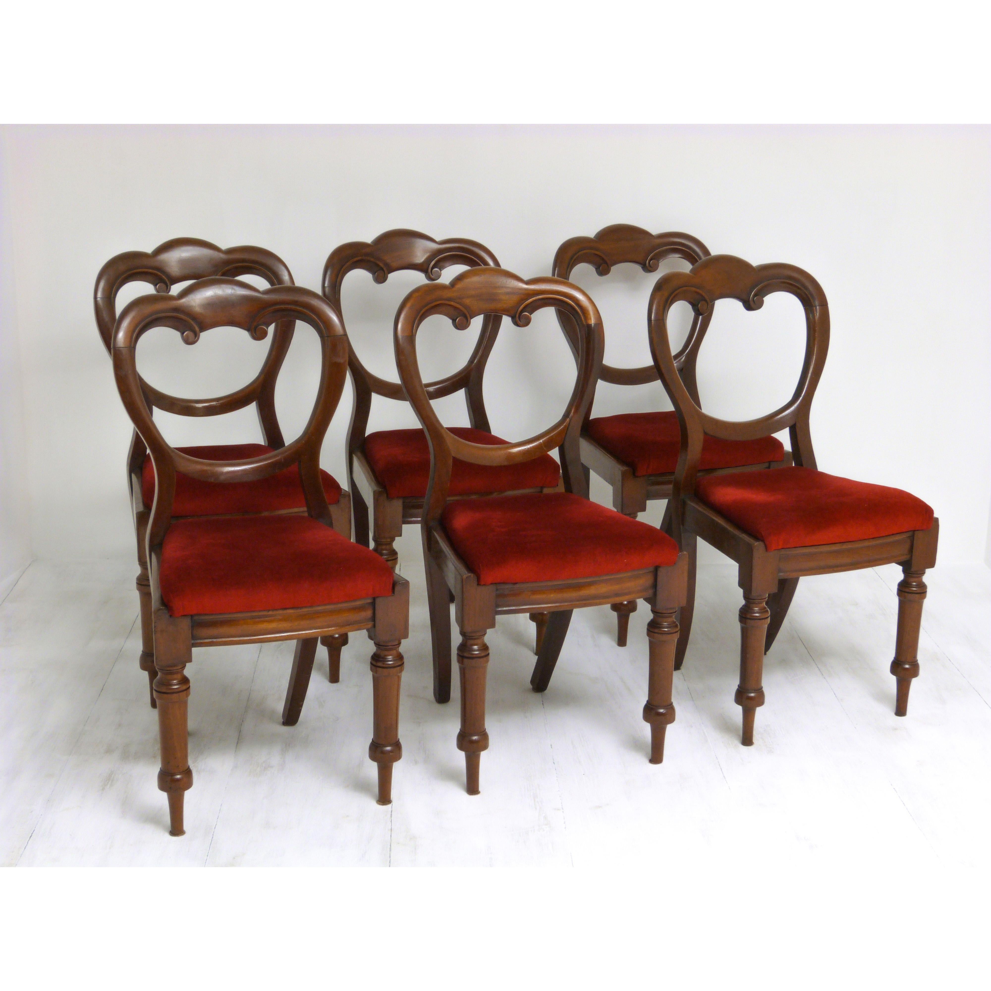 Set of Six Victorian Chairs 8