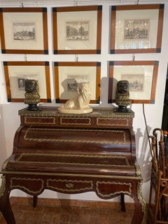 Conjunto de seis vistas de Milán Grabados al aguafuerte italianos Salmón Thomas Albrizzi Venecia, 1751