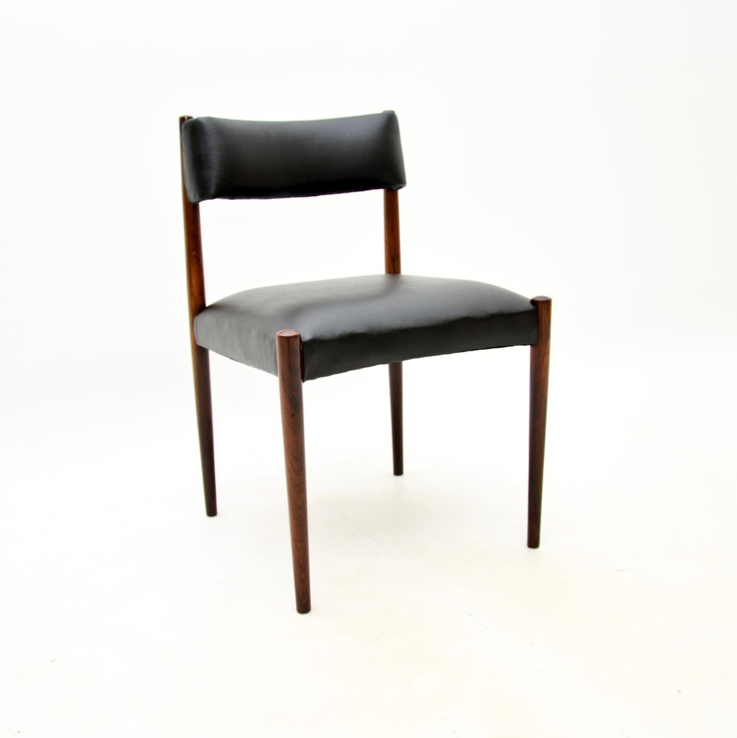 British Set of Six Vintage Dining Chairs by Robert Heritage for Archie Shine