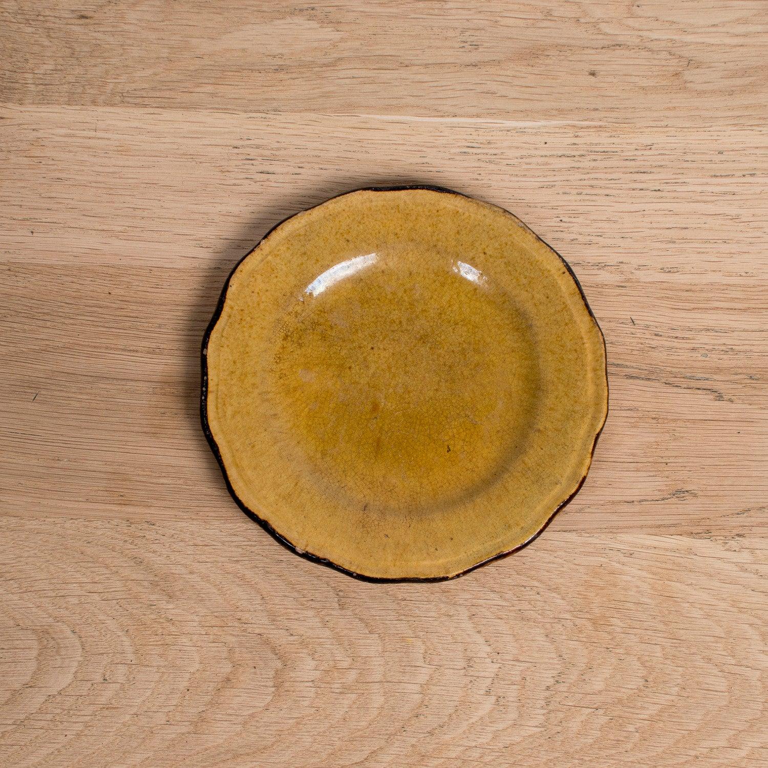 Ensemble de six assiettes à dessert en faïence émaillée de Dieulefit provençal Vintage By en vente 5