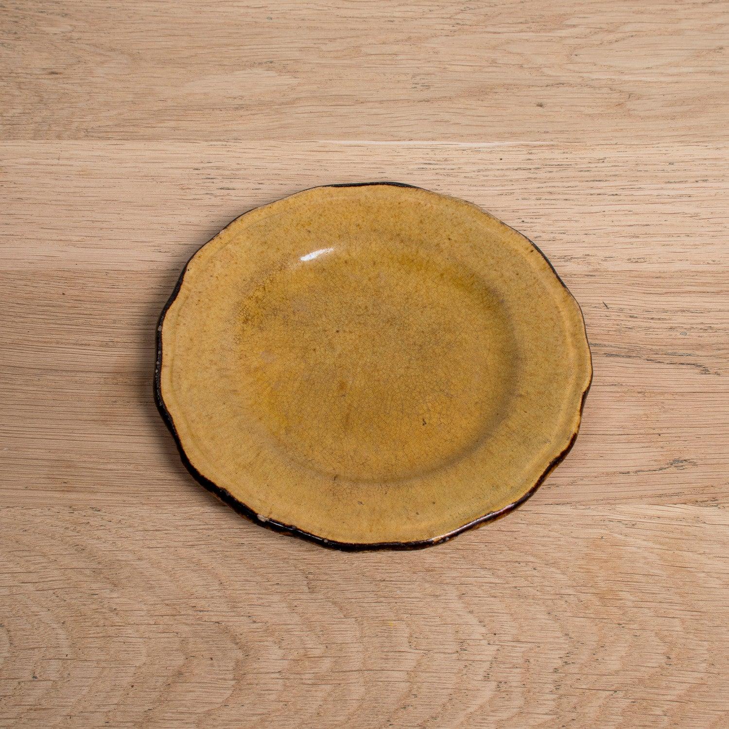 Ensemble de six assiettes à dessert en faïence émaillée de Dieulefit provençal Vintage By en vente 3