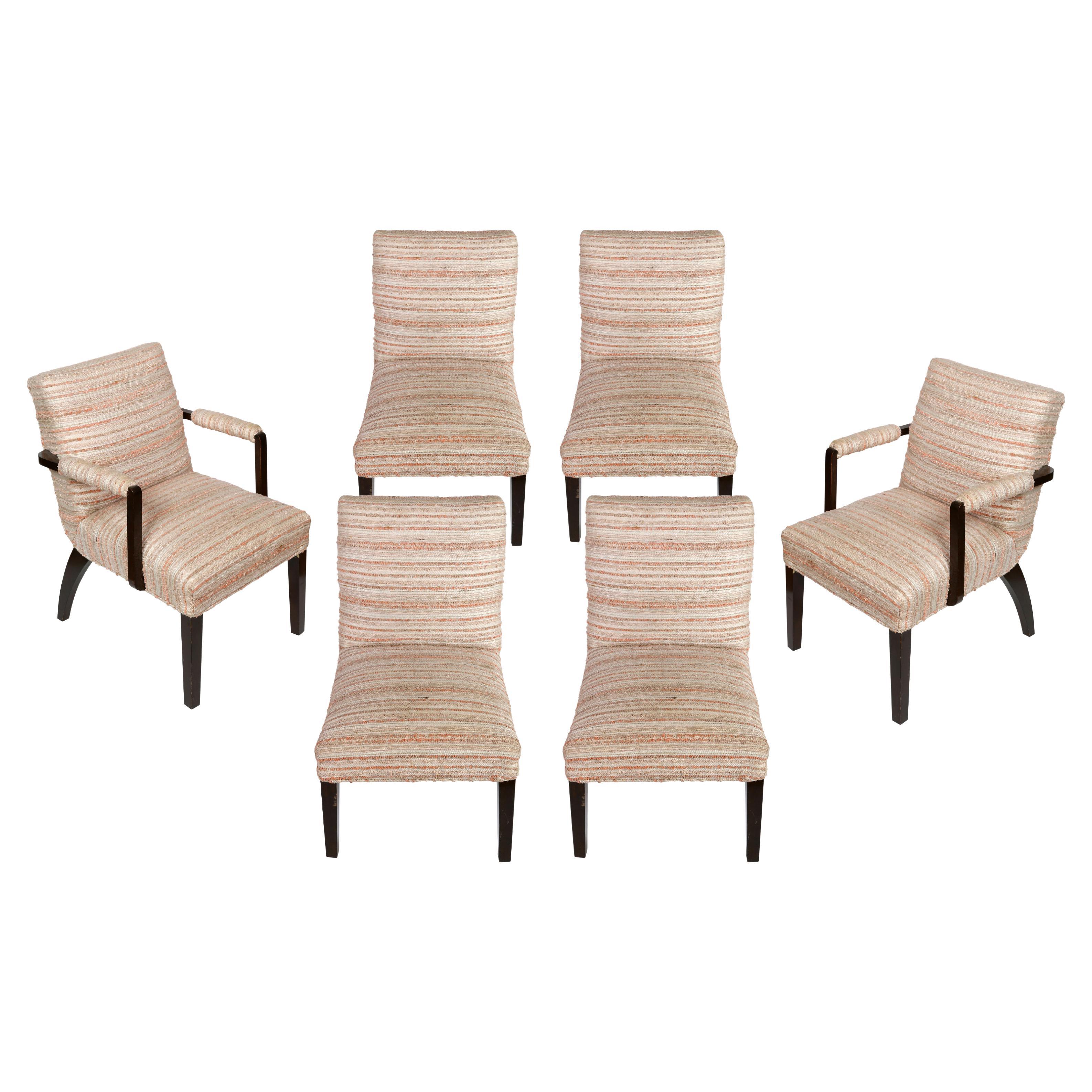 Set of Six Vintage Gilbert Rohde for Herman Miller Dining Chairs For Sale