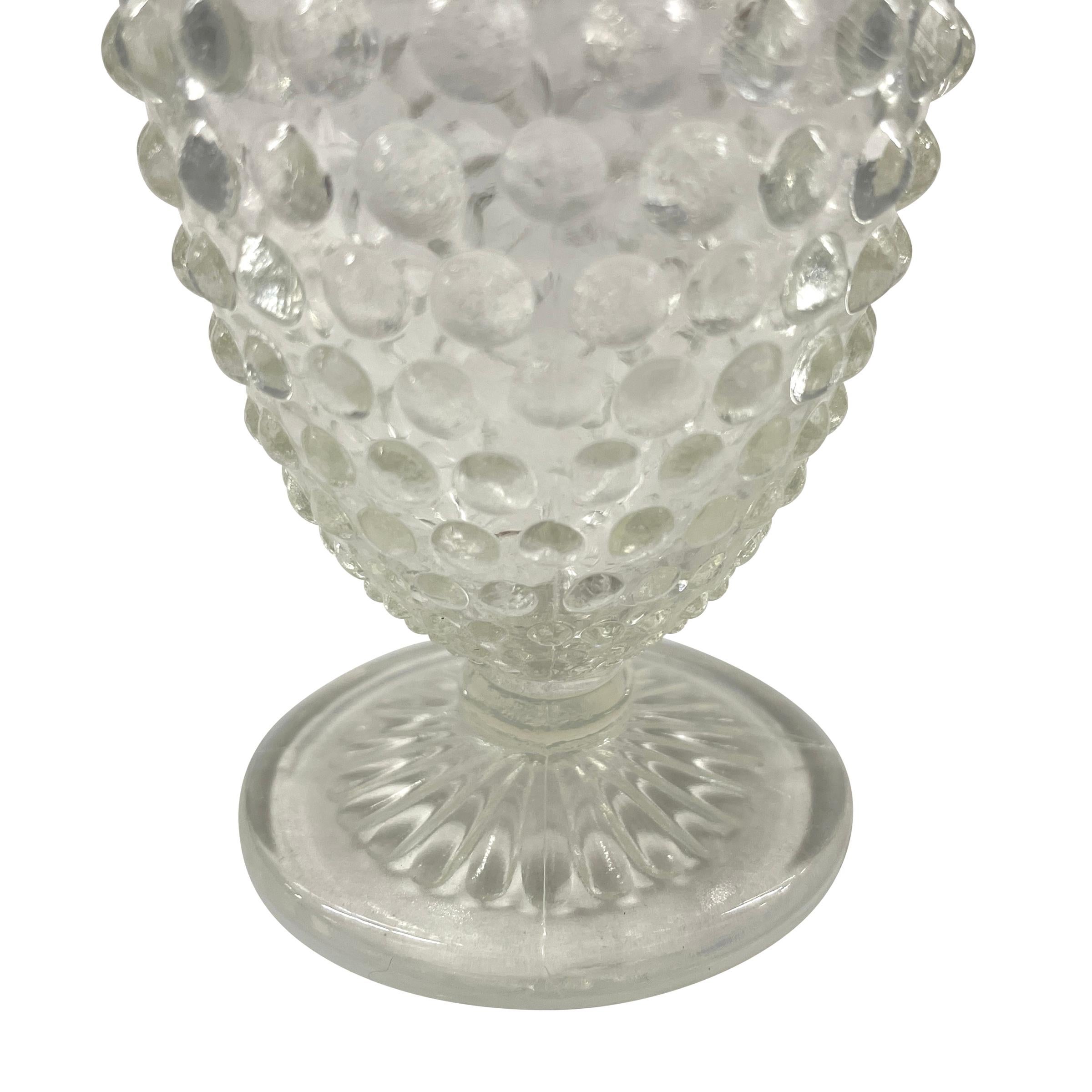 Set of Six Vintage Hobnail Juice Glasses In Good Condition For Sale In Chicago, IL