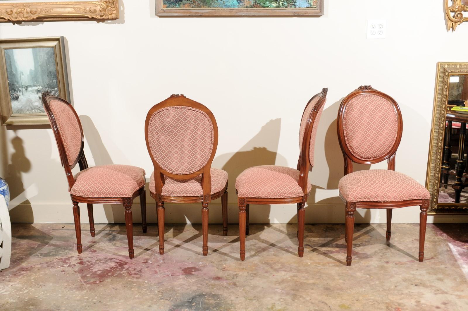 Set of Six Vintage Louis XVI Dining Chairs 3